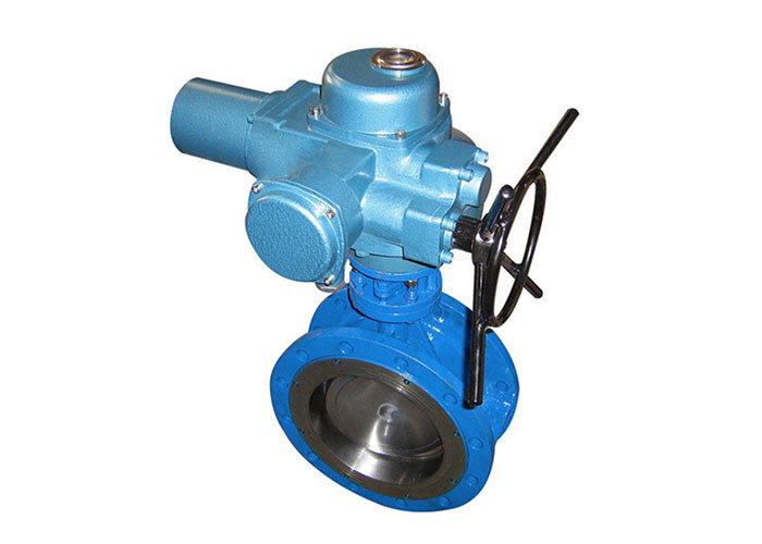 Ordinary Type BQWA Flange Three Eccentric Electric Butterfly Valve