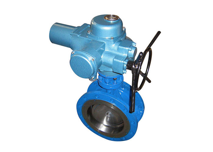 Ordinary Type BQWA Flange Three Eccentric Electric Butterfly Valve