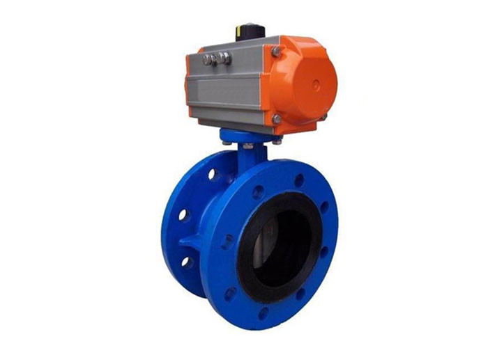 BGTWF Modulating Flange Rubber Seal Pneumatic Butterfly Valve