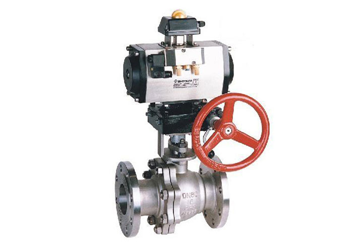 BAWQ Pneumatic O Port Ball Valve