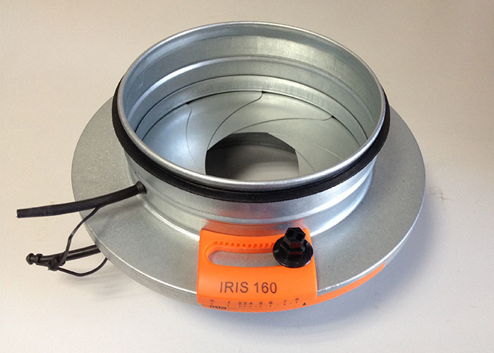IRIS Damper 80mm-800mm Airflow Regulator and Measuring Device